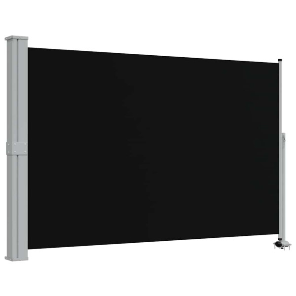 Markiza Boczna Tarasowa Balkonowa Czarna Zwijana Ogrodowa 160 x 300 cm 935267