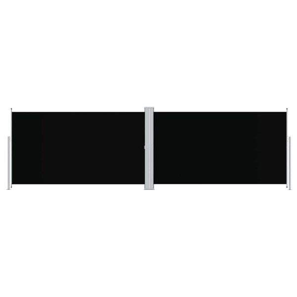 Markiza Boczna Tarasowa Balkonowa Czarna Zwijana Ogrodowa 180 x 600 cm 947766
