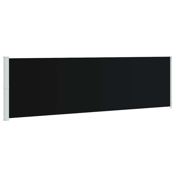 Markiza Boczna Tarasowa Balkonowa Czarna Zwijana Ogrodowa 180 x 600 cm 934627
