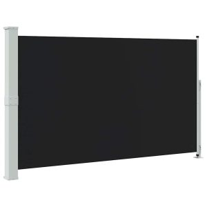 Markiza Boczna Tarasowa Balkonowa Czarna Zwijana Ogrodowa 180×300 cm 934727 Markiza Boczna Tarasowa Balkonowa Czarna Zwijana Ogrodowa 180×300 cm 934727