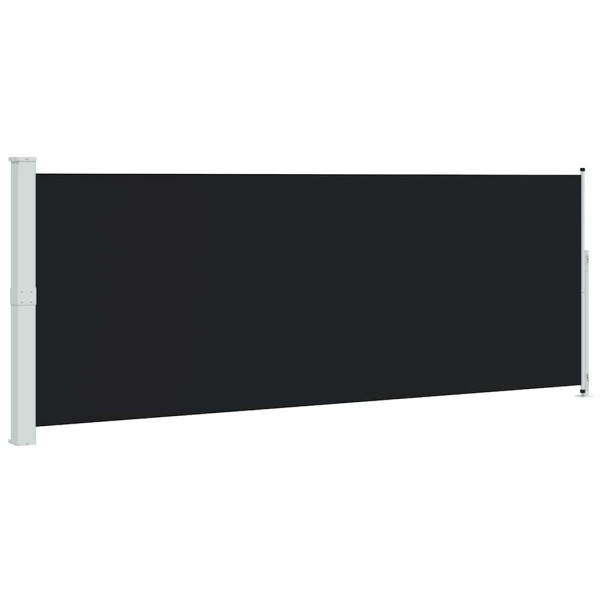 Markiza Boczna Tarasowa Balkonowa Czarna Zwijana Ogrodowa 180x500 cm 934894