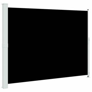 Markiza Boczna Tarasowa Balkonowa Czarna Zwijana Ogrodowa 220×300 cm 934804 Markiza Boczna Tarasowa Balkonowa Czarna Zwijana Ogrodowa 220×300 cm 934804