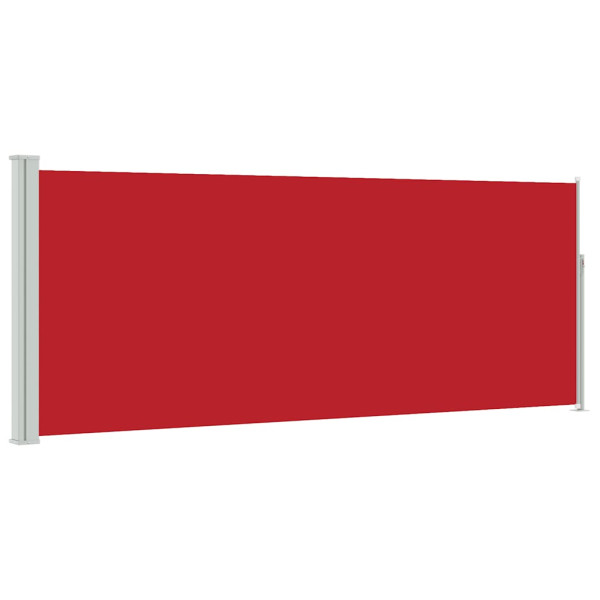 Markiza Boczna Tarasowa Balkonowa Czerwona Zwijana Ogrodowa 120 x 300 cm 934720