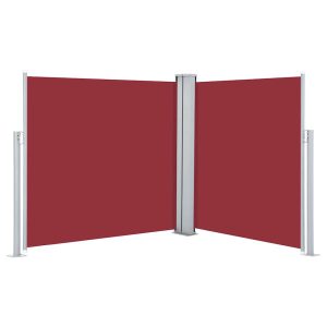 Markiza Boczna Tarasowa Balkonowa Czerwona Zwijana Ogrodowa 120 x 600 cm 934562