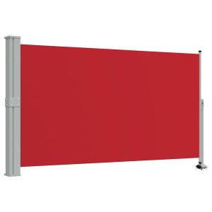 Markiza Boczna Tarasowa Balkonowa Czerwona Zwijana Ogrodowa 140 x 300 cm 935161