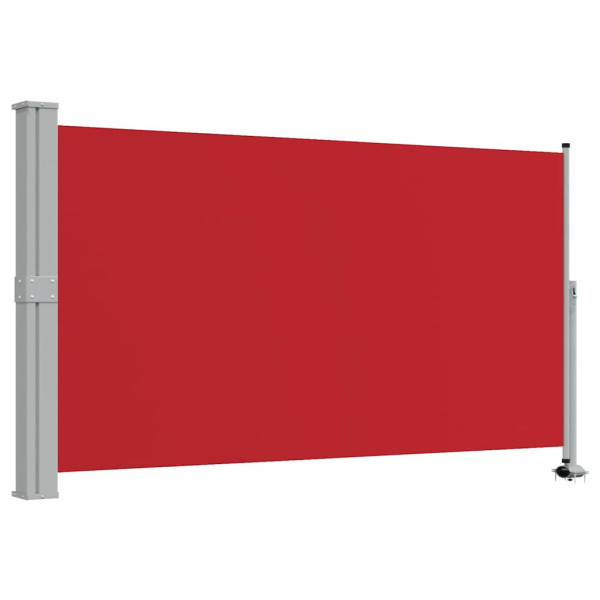 Markiza Boczna Tarasowa Balkonowa Czerwona Zwijana Ogrodowa 140 x 300 cm 935161