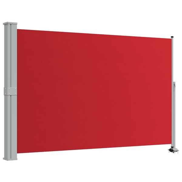 Markiza Boczna Tarasowa Balkonowa Czerwona Zwijana Ogrodowa 160 x 300 cm 935207