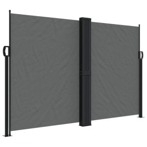 Markiza Boczna Tarasowa Balkonowa Czerwona Zwijana Ogrodowa 160×1000 cm 947519 Markiza Boczna Tarasowa Balkonowa Czerwona Zwijana Ogrodowa 160×1000 cm 947519