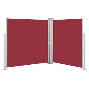 Markiza Boczna Tarasowa Balkonowa Czerwona Zwijana Ogrodowa 170 x 600 cm 947732 Markiza Boczna Tarasowa Balkonowa Czerwona Zwijana Ogrodowa 170 x 600 cm 947732