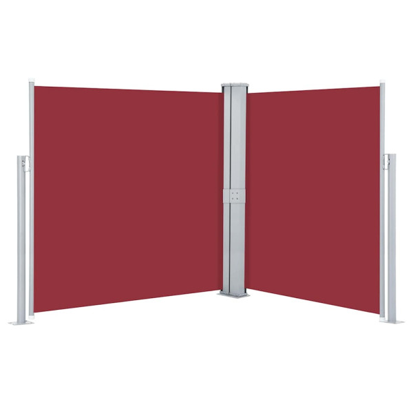 Markiza Boczna Tarasowa Balkonowa Czerwona Zwijana Ogrodowa 170 x 600 cm 947732