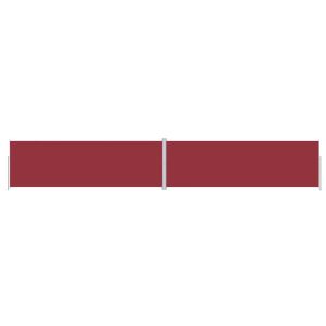 Markiza Boczna Tarasowa Balkonowa Czerwona Zwijana Ogrodowa 200×1200 cm 947569 Markiza Boczna Tarasowa Balkonowa Czerwona Zwijana Ogrodowa 200×1200 cm 947569