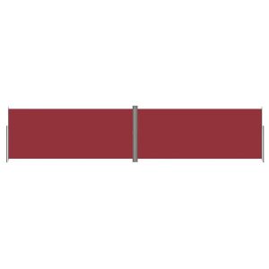 Markiza Boczna Tarasowa Balkonowa Czerwona Zwijana Ogrodowa 220×1000 cm 947310 Markiza Boczna Tarasowa Balkonowa Czerwona Zwijana Ogrodowa 220×1000 cm 947310