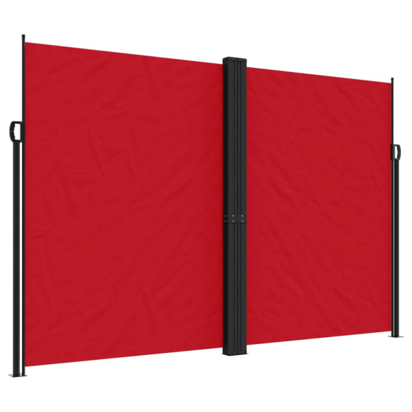 Markiza Boczna Tarasowa Balkonowa Czerwona Zwijana Ogrodowa 220x600 cm 934740