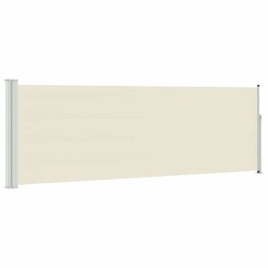 Markiza Boczna Tarasowa Balkonowa Kremowa Zwijana Ogrodowa 100 x 300 cm 934848 Markiza Boczna Tarasowa Balkonowa Kremowa Zwijana Ogrodowa 100 x 300 cm 934848