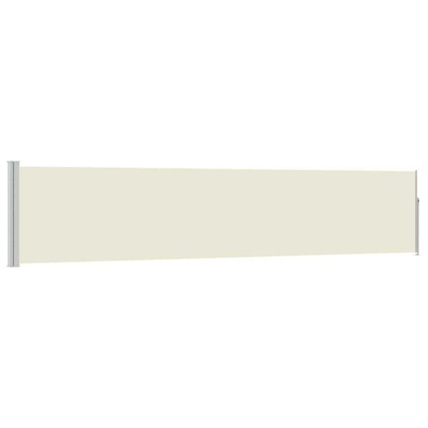 Markiza Boczna Tarasowa Balkonowa Kremowa Zwijana Ogrodowa 100 x 500 cm 934840
