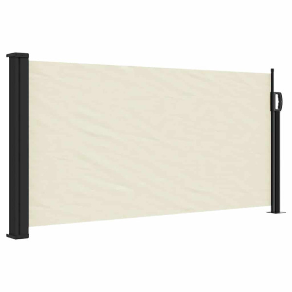 Markiza Boczna Tarasowa Balkonowa Kremowa Zwijana Ogrodowa 100x500 cm 947534