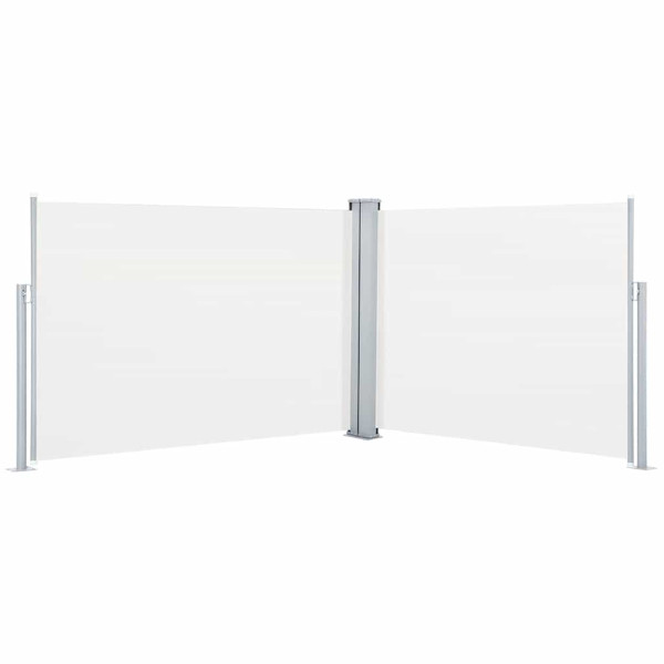 Markiza Boczna Tarasowa Balkonowa Kremowa Zwijana Ogrodowa 120 x 1000 cm 947741