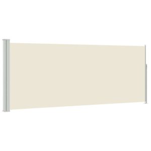 Markiza Boczna Tarasowa Balkonowa Kremowa Zwijana Ogrodowa 120 x 300 cm 947507 Markiza Boczna Tarasowa Balkonowa Kremowa Zwijana Ogrodowa 120 x 300 cm 947507