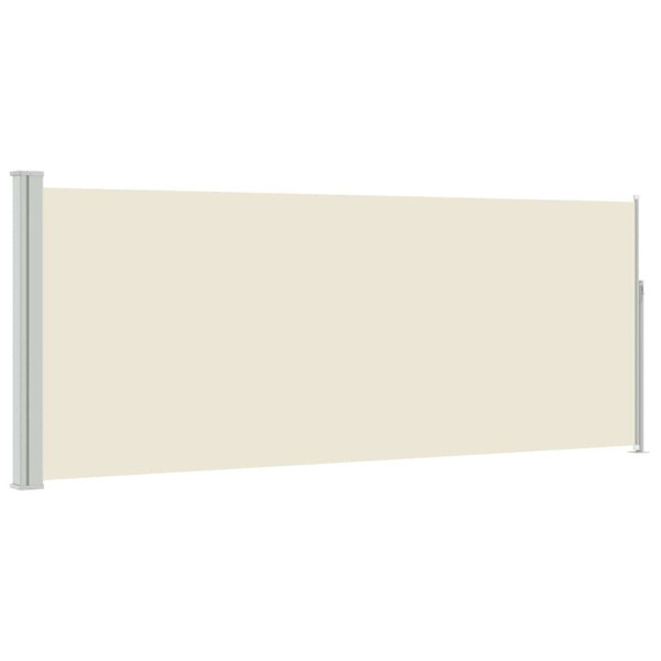 Markiza Boczna Tarasowa Balkonowa Kremowa Zwijana Ogrodowa 120 x 300 cm 947507
