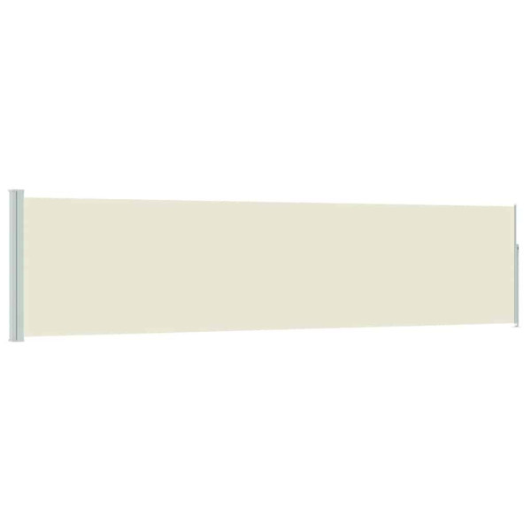 Markiza Boczna Tarasowa Balkonowa Kremowa Zwijana Ogrodowa 120 x 500 cm 934762