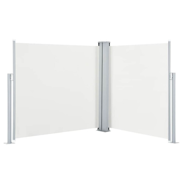 Markiza Boczna Tarasowa Balkonowa Kremowa Zwijana Ogrodowa 120 x 600 cm 947711