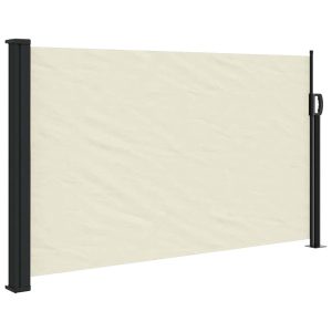 Markiza Boczna Tarasowa Balkonowa Kremowa Zwijana Ogrodowa 120 x 600 cm 947512 Markiza Boczna Tarasowa Balkonowa Kremowa Zwijana Ogrodowa 120 x 600 cm 947512