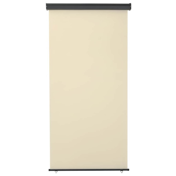 Markiza Boczna Tarasowa Balkonowa Kremowa Zwijana Ogrodowa 125 x 250 cm 947824