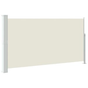 Markiza Boczna Tarasowa Balkonowa Kremowa Zwijana Ogrodowa 160 x 300 cm 934851 Markiza Boczna Tarasowa Balkonowa Kremowa Zwijana Ogrodowa 160 x 300 cm 934851