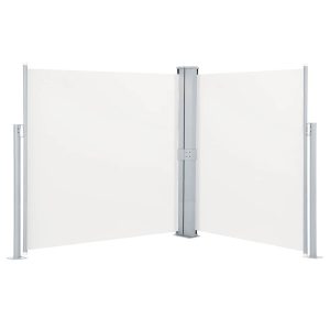 Markiza Boczna Tarasowa Balkonowa Kremowa Zwijana Ogrodowa 170×600 cm 934567 Markiza Boczna Tarasowa Balkonowa Kremowa Zwijana Ogrodowa 170×600 cm 934567