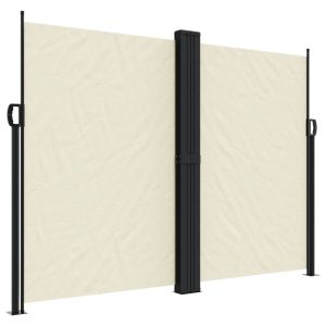 Markiza Boczna Tarasowa Balkonowa Kremowa Zwijana Ogrodowa 180 x 1000 cm 947523 Markiza Boczna Tarasowa Balkonowa Kremowa Zwijana Ogrodowa 180 x 1000 cm 947523