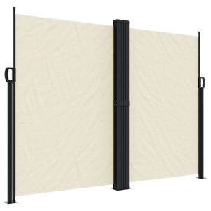 Markiza Boczna Tarasowa Balkonowa Kremowa Zwijana Ogrodowa 180 x 600 cm 947794 Markiza Boczna Tarasowa Balkonowa Kremowa Zwijana Ogrodowa 180 x 600 cm 947794