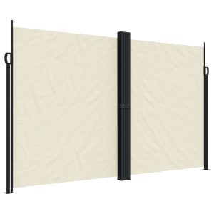 Markiza Boczna Tarasowa Balkonowa Kremowa Zwijana Ogrodowa 200 x 1000 cm 947637 Markiza Boczna Tarasowa Balkonowa Kremowa Zwijana Ogrodowa 200 x 1000 cm 947637