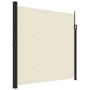 Markiza Boczna Tarasowa Balkonowa Kremowa Zwijana Ogrodowa 200 x 600 cm 947349 Markiza Boczna Tarasowa Balkonowa Kremowa Zwijana Ogrodowa 200 x 600 cm 947349