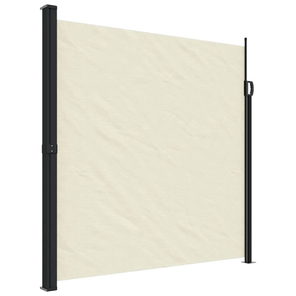 Markiza Boczna Tarasowa Balkonowa Kremowa Zwijana Ogrodowa 200 x 600 cm 947349