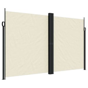 Markiza Boczna Tarasowa Balkonowa Kremowa Zwijana Ogrodowa 200 x 600 cm 934852 Markiza Boczna Tarasowa Balkonowa Kremowa Zwijana Ogrodowa 200 x 600 cm 934852
