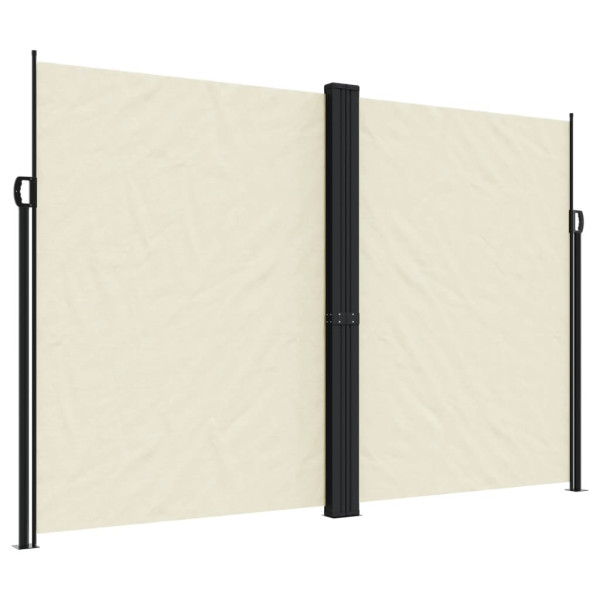 Markiza Boczna Tarasowa Balkonowa Kremowa Zwijana Ogrodowa 220x1000 cm 947389