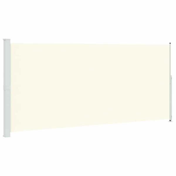 Markiza Boczna Tarasowa Balkonowa Kremowa Zwijana Ogrodowa 220x500 cm 947465