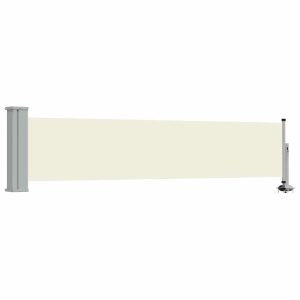 Markiza Boczna Tarasowa Balkonowa Kremowa Zwijana Ogrodowa 60 x 300 cm 935193 Markiza Boczna Tarasowa Balkonowa Kremowa Zwijana Ogrodowa 60 x 300 cm 935193