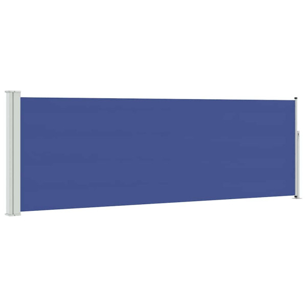 Markiza Boczna Tarasowa Balkonowa Niebieska Zwijana Ogrodowa 100 x 300 cm 934695