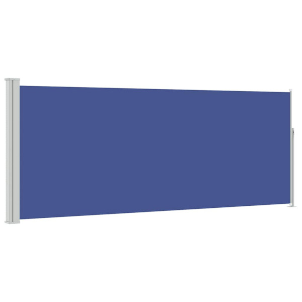 Markiza Boczna Tarasowa Balkonowa Niebieska Zwijana Ogrodowa 120 x 300 cm 947636