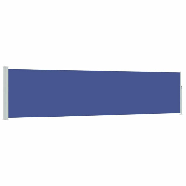 Markiza Boczna Tarasowa Balkonowa Niebieska Zwijana Ogrodowa 120 x 500 cm 934841