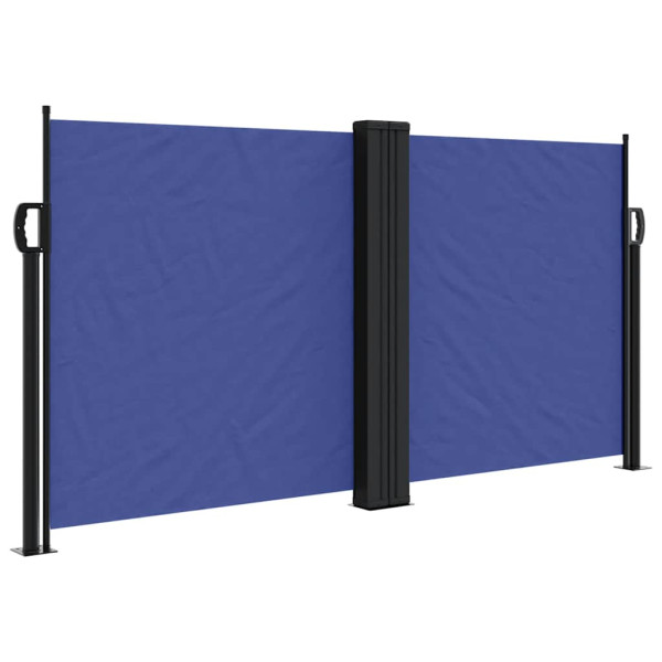 Markiza Boczna Tarasowa Balkonowa Niebieska Zwijana Ogrodowa 120 x 600 cm 947275
