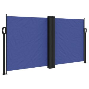 Markiza Boczna Tarasowa Balkonowa Niebieska Zwijana Ogrodowa 120×1200 cm 947303 Markiza Boczna Tarasowa Balkonowa Niebieska Zwijana Ogrodowa 120×1200 cm 947303