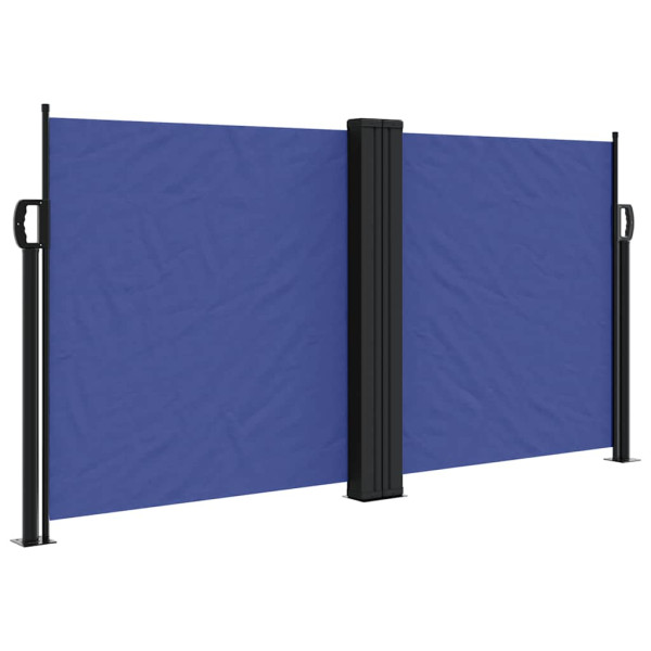 Markiza Boczna Tarasowa Balkonowa Niebieska Zwijana Ogrodowa 120x1200 cm 947303