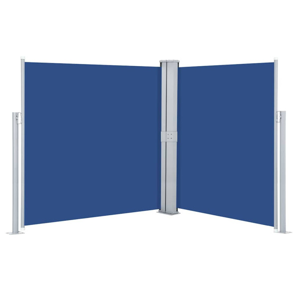 Markiza Boczna Tarasowa Balkonowa Niebieska Zwijana Ogrodowa 140 x 600 cm 947797