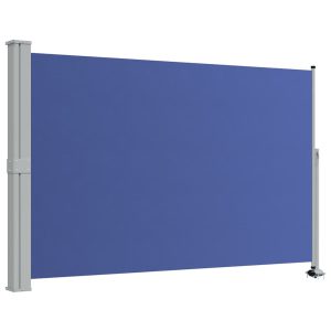 Markiza Boczna Tarasowa Balkonowa Niebieska Zwijana Ogrodowa 160 x 300 cm 935317 Markiza Boczna Tarasowa Balkonowa Niebieska Zwijana Ogrodowa 160 x 300 cm 935317
