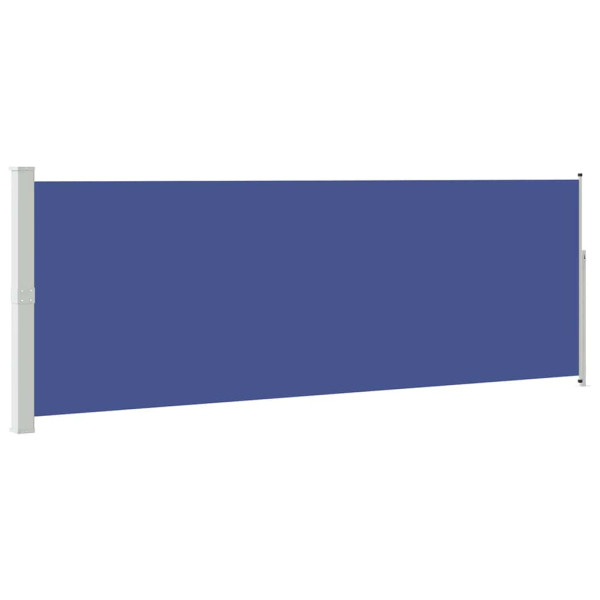 Markiza Boczna Tarasowa Balkonowa Niebieska Zwijana Ogrodowa 160 x 500 cm 947325