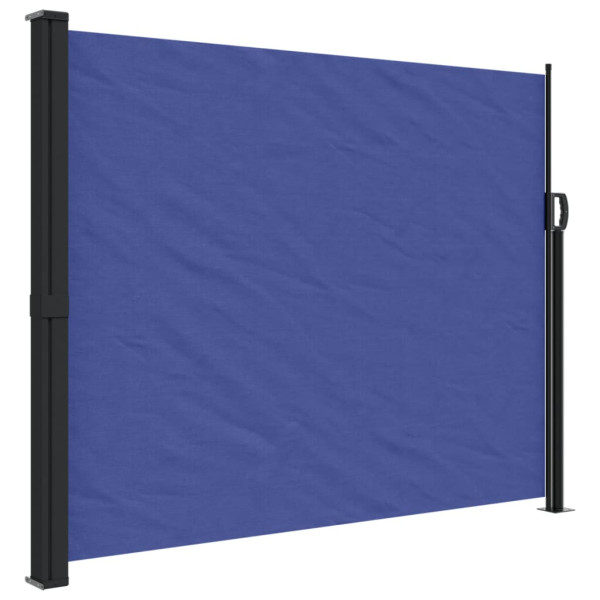 Markiza Boczna Tarasowa Balkonowa Niebieska Zwijana Ogrodowa 160 x 600 cm 947782