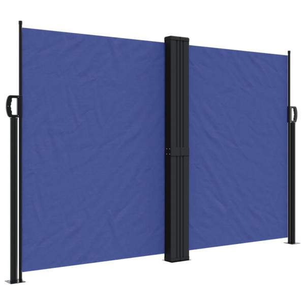 Markiza Boczna Tarasowa Balkonowa Niebieska Zwijana Ogrodowa 160 x 600 cm 947399