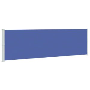 Markiza Boczna Tarasowa Balkonowa Niebieska Zwijana Ogrodowa 180 x 600 cm 934879 Markiza Boczna Tarasowa Balkonowa Niebieska Zwijana Ogrodowa 180 x 600 cm 934879